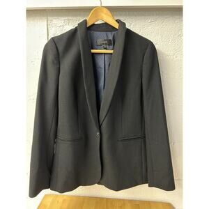 sz 6 Women’s J. Crew Single Button Black Blazer Sport Coat New Without Tags